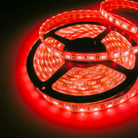 Світлодіодна стрічка smd 2835 120д.м. (IP20) 12V червоний, поліпшеної якості(ціна 1 м)