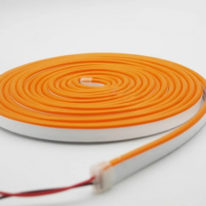 Светодиодный неон AVT 120R2835-12V-11W/m IP65 6*12mm SILICONE оранжевый (цена 1 м) 54