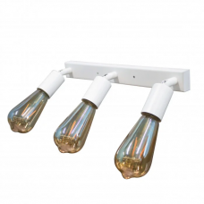 Светильник настенно-потолочный с поворотным механизмом на 3 лампы Е27 белый