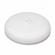Cветодиодный светильник AVT-ROUND SENSOR-13W (124/1) с датчиком движения IP40