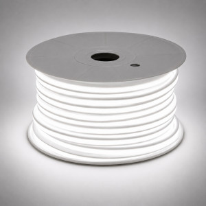 Светодиодный неон COB/FCOB 220v фронтал 5х10мм 9W 288 д.м. IP67 нейтральный белый 4000K (цена 1м)