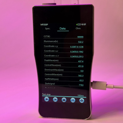 Світлодіодна фітолампа 18W 4 гілки USB Full Spectrum 660/450 nm таймер