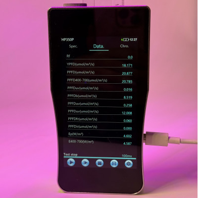 Світлодіодна фітолампа 18W 4 гілки USB Full Spectrum 660/450 nm таймер