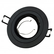 Светодиодный врезной светильник для лампы MR-16 патрон GU5.3 черный