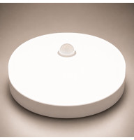 Світильник світлодіодний AVT-ROUND SENSOR-9W (123/1) з датчиком руху,вологозахист IP40