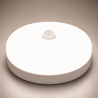 Світильник світлодіодний AVT-ROUND SENSOR-9W (123/1) з датчиком руху,волого...
