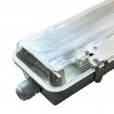 Світильник вологозахищений IP65 36Вт ДПП 2х36 під 2 LED лампи Т8 1,2м з відбивачем