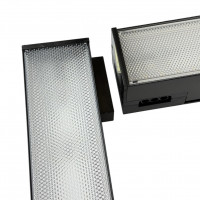 Светильники 50W линейные 120 см 5000K 220V Black магистральные (можно соединять)