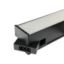 Светильники 50W линейные 120 см 5000K 220V Black магистральные (можно соединять) - фото №8