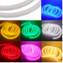 Круглый неон 360° 220В 120LED 6W/м IP65 Led-Story 3м Розовый - фото №7