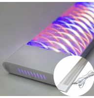 Фітолампа для рослин 40Вт світлододна 4 червоних / 2 синіх + білий 5000К довжина 1м 