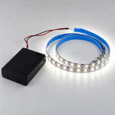 Світлодіодна led стрічка 1м 5V 500 Лм/м нейтральна від батарейок/акумулятор...