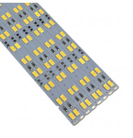 Светодиодная линейка SMD 5630 144LED/m, 12v, негерметичная IP20 теплая белая