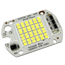 Светодиодная матрица SMD 50w IC SMART CHIP 220V (встроенный драйвер) ЭКОНОМ класс
