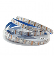 Світлодіодна смарт стрічка WS2815 SMD 5050 12V 60 д.м. IP20 біла основа (ціна 1м)