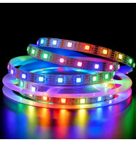 Светодиодная смарт лента WS2815 SMD 5050 12V 60 д.м. IP20 белая основа (цена 1м)