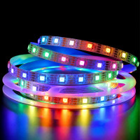 Светодиодная смарт лента WS2815 SMD 5050 12V 60 д.м. IP20 белая основа (цен...