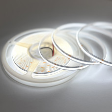 Світлодіодна стрічка COB 320д.м. 24V IP20 12W 1500Lm 7000-7500K продаж бобінами 5м (ціна 1м)