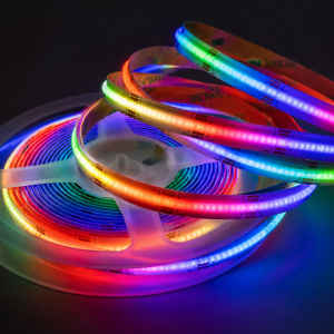 Cветодиодная лента COB RGB 576д.м. 12V IP20 14W продажа бобинами 5м (цена 1...