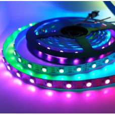 Світлодіодна стрічка RGB SMD 5050 5В 60 д.м. IP20 Series "S" ширина 10мм упаковка 5м (ціна 1м)