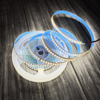 Светодиодная лента SMD 3014 12V 204 д.м. IP20 холодный белый (цена 1 м)