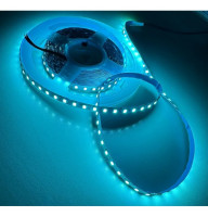 Гибкая светодиодная лента S-Type smd 2835 12V 120д.м. IP20 голубой лед (цена 1м)