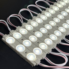 Світлодіодний модуль 3 Led 12V SMD2835 0,72W 6500K кратно 10шт