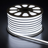 Світлодіодний неон SMD2835 120led 15х7mm 220V 9.6W/m IP65 холодний білий (ц...