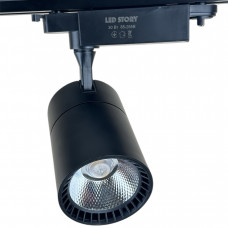 Світильники для м'яса трекові 30W світлодіодні FOOD MEAT чорний корпус CRI 92 підсвітка для вітрин