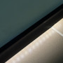 Тіньовий плінтус чорний Led-Story LSP-501 50×10 з LED підсвічуванням 2м (ціна 1м) - фото №4