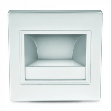 Встраиваемый лестничный светильник JD12 2w 100Lm 4000K серебряный