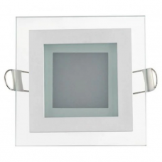 Вбудований світлодіодний світильник Glass Rim 6W 4000K квадрат