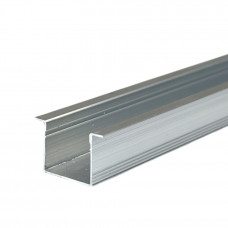 Врезной профиль для лед ленты ЛПВ-12 анодированный, БЕЗ РАССЕИВАТЕЛЯ 2м LED STORY ECO (цена 1м)