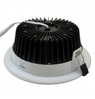 Врізний лед світильник DownLight Leddy 40W IP 44 Pf 0.98 4000K UGR <19 PREMIUM