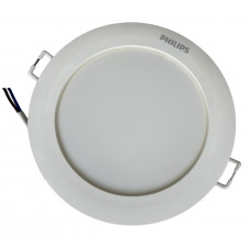 Врізний точковий LED світильник Philips 7W круг 4000К нейтральний білий