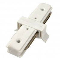 З'єднувач для шинопровода однофазного пірамідального,прямий,білий