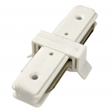 Коннектор для шинопровода однофазного пирамидального, прямой,белый