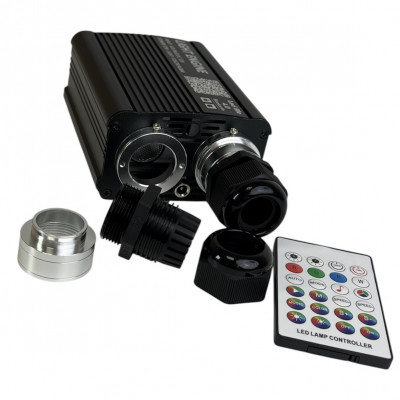 Звездное небо в авто (с кометой). RGBW подсветка для машины и натяжного потолка 950 световодов 12 вольт 32W