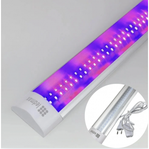  Біколорна лампа для рослин 32Вт 1.2м світлодіодна SMD 2835 4 червоні 2 сині з кабелем 1м