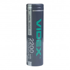 Аккумуляторная батарейка Videx LiFePO4 18650 (без защиты) 3.2V 2200mAh 1шт