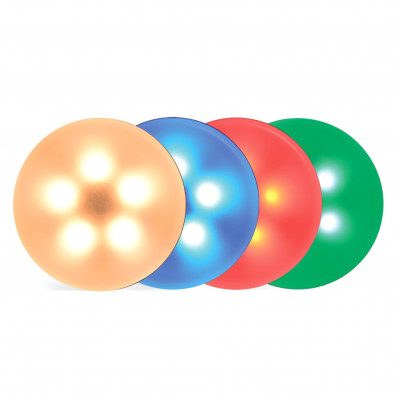 Акумуляторний сенсорний світильник 0.5Вт 40Лм 4000К+RGB з регульованою яскравістю