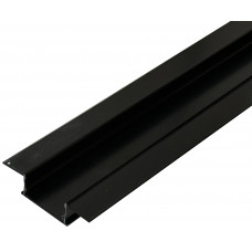Алюминиевый профиль для лед LSG-40 в гипсокартон под штукатурку 3м Черный (цена 1 м)