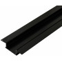 Алюминиевый профиль для лед LSG-40 в гипсокартон под штукатурку 3м Черный (цена 1 м) - фото №1