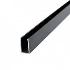 Алюмінієвий профіль чорний для неону  6х12 довжина 2м (ціна 1м)