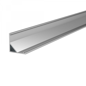 Алюминиевый профиль угловой ЛПУ16 16х16 анодированный без рассеивателя 2м (цена 1м)