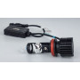 Авто лед лампа H11 LE-07 6000K 55W мини линза CAN 9–32V комплект - фото №2