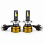 Автомобильная led лампа H4/H19 UL-02 100W 6000K холодный свет (2шт.) - фото №1