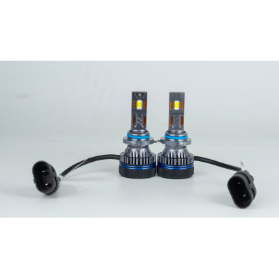Автомобільні led лампи HB4 9006 FE-09 60W 6000K з активним охолодженням, комплект 2 шт.