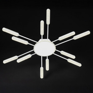 Біла led люстра 190 Вт 3000-6500К 13 джерел світла з регулюванням яскравості