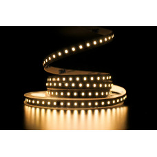 Бегущая светодиодная лента 24В 12Вт/м теплый белый 120 LED/м, бобина 5 метр...